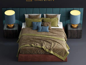 smania colorado bed 3D Model