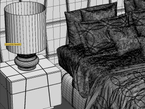 smania colorado bed Modello 3D