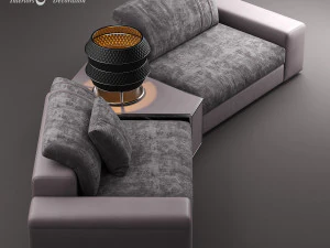 rugiano miami sofa 3D Model