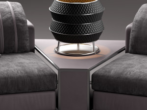 rugiano miami sofa Modello 3D