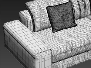 rugiano miami sofa 3D Model