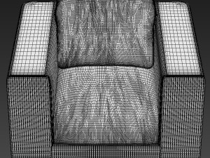 rugiano vogue armchair 3D Модель