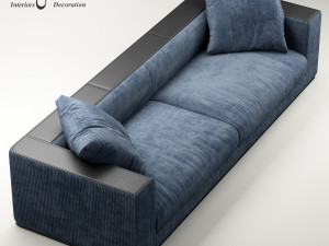 rugiano vogue sofa Modello 3D