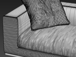 rugiano vogue sofa Modello 3D