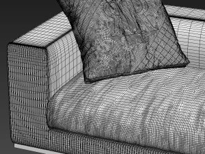 rugiano vogue sofa 3D Model