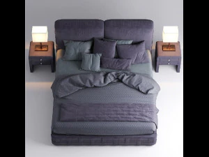 rugiano braid bed 3D Model