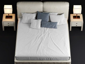 Ł&oacute;żko z warkocza rugiano Model 3D