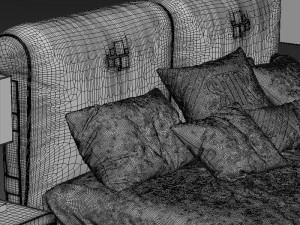 rugiano braid bed 3D Model