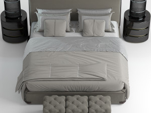 fendi soho bed 3D Модель
