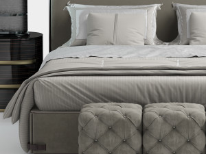fendi soho bed 3D Модель