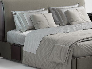 fendi soho bed 3D Модель