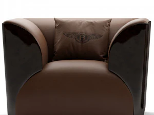 bentley home winston chair 3D Model