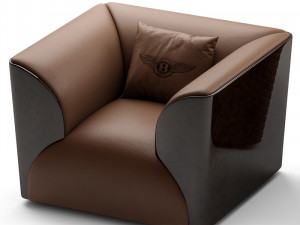 bentley home winston chair 3D-Modell