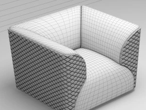 bentley home winston chair 3D Model