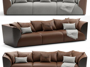 bentley home winston sofa 3D Model