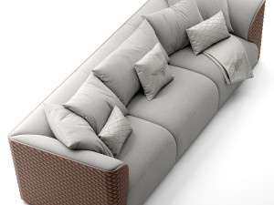 bentley home winston sofa 3D मॉडल