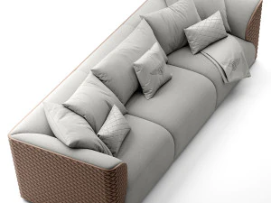 bentley home winston sofa 3D Model