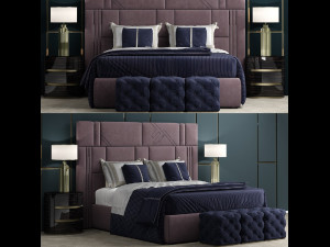 fendi nabucco bed 3D Модель