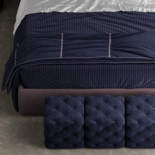 fendi nabucco bed 3D 模型 in 卧室 3DExport
