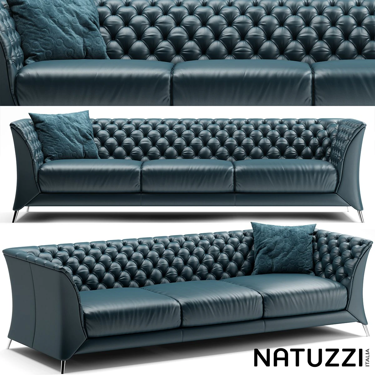 natuzzi la scala 3D Model .c4d .max .obj .3ds .fbx .stl .blend 