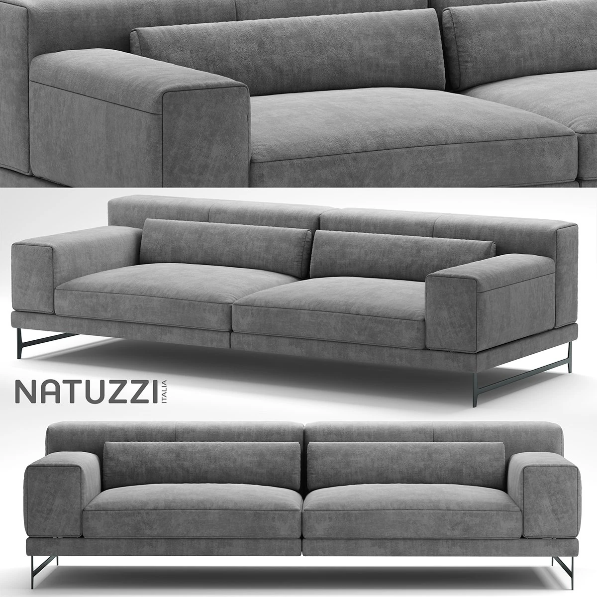 natuzzi ido 3D Model .c4d .max .obj .3ds .fbx .stl .blend 