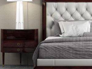 baker moderne platform bed 3D Model