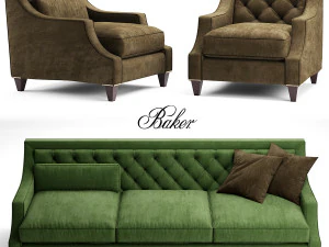 baker tufted 3D Model