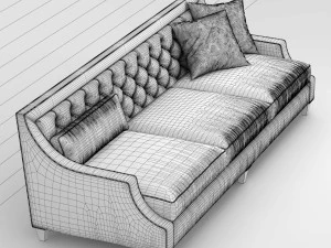 baker tufted 3D Model
