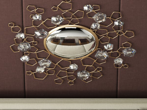 baker tufted Modèle 3D