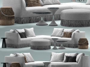 gamma marilyn sofa 3D Model