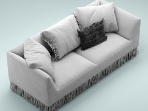 gamma marilyn armchair and sofa Model 3D