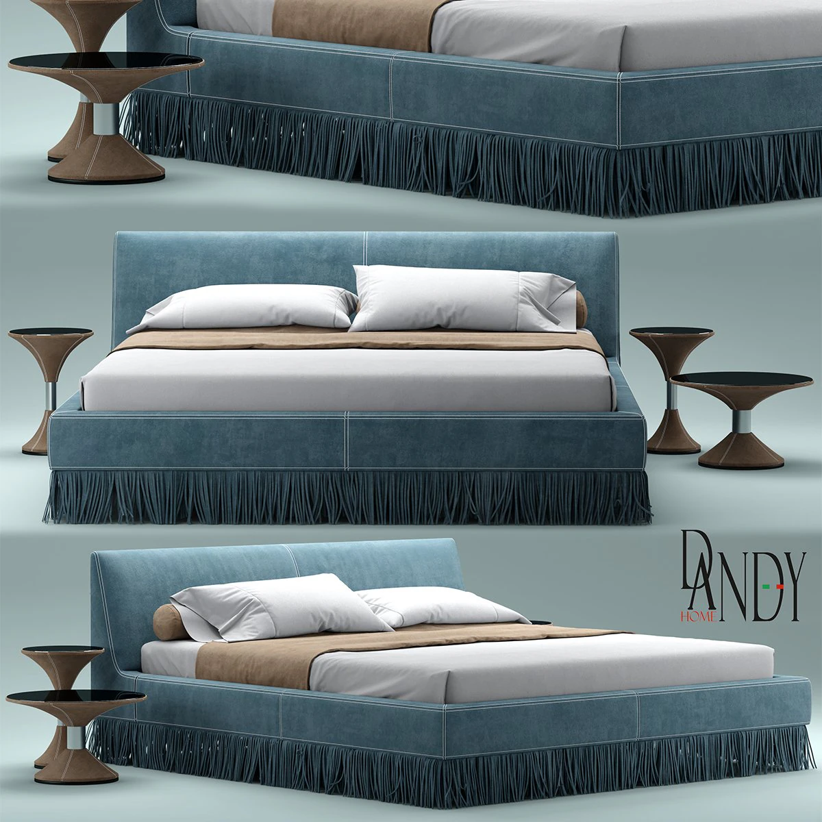 gamma marilyn bed 3D Model .c4d .max .obj .3ds .fbx .stl .blend 