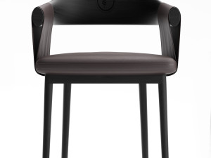 trussardi casa larzia chair and table 3D-Modell