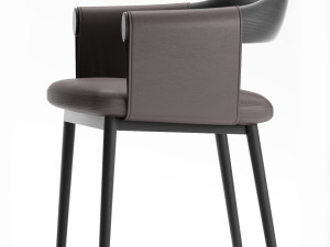 trussardi casa larzia chair and table 3D-Modell