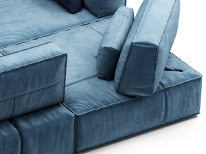 gamma soho sofa 3D Model