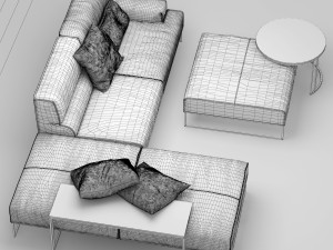 frigerio salotti cloud Modèle 3D
