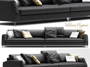 frigerio salotti divani davis class 3D 모델