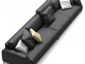 frigerio salotti divani davis class Modello 3D