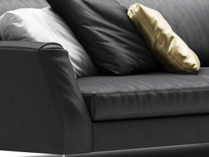 frigerio salotti divani davis class Modello 3D