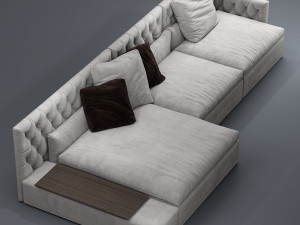dominio capitonne frigerio salotti 3Dモデル