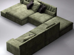 Frigerio Salotti Dominio Capitonne Modèle 3D