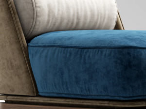vibieffe opera armchair Modelo 3D