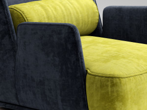vibieffe opera armchair Modelo 3D