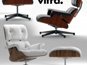vitra lounge chair 3D Model