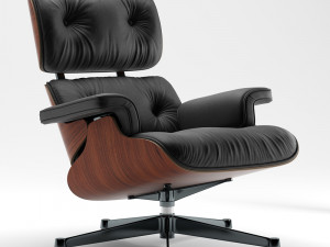 vitra lounge chair 3D मॉडल