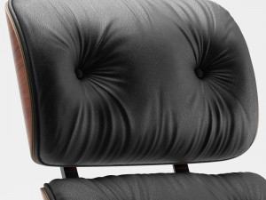 vitra lounge chair 3D मॉडल