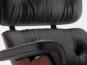 vitra lounge chair 3D मॉडल