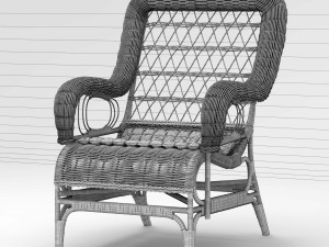 blixen chair cofur 3D Model