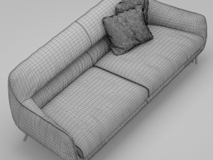 esedra by prospettive venice sofa 3D मॉडल