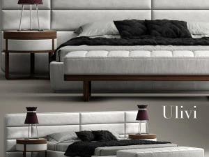 ulivi ebeveyn yatağı 3D Model